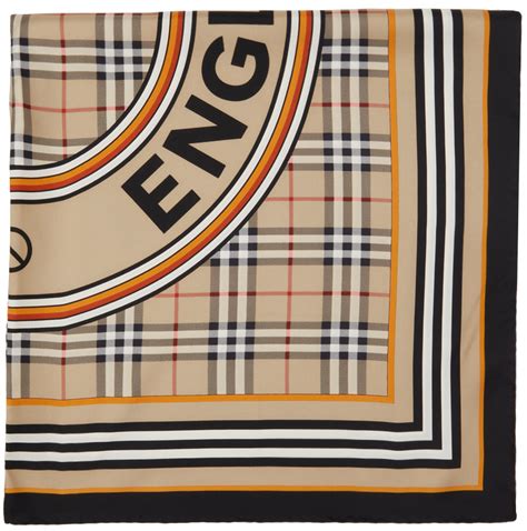 thick burberry print scarf